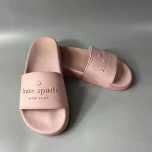 Kate Spade Women's Dusty Rose Slides, Size 7 B